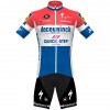Set Fietsshirt + Korte Koersbroek 2020 Quick-Step Floors Nederlands kampioenschap N001